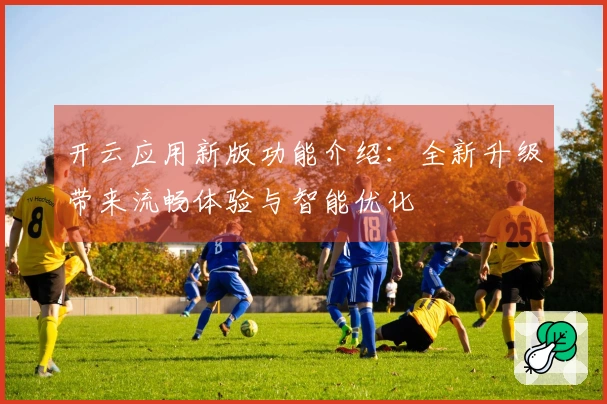 开云应用新版功能介绍：全新升级带来流畅体验与智能优化